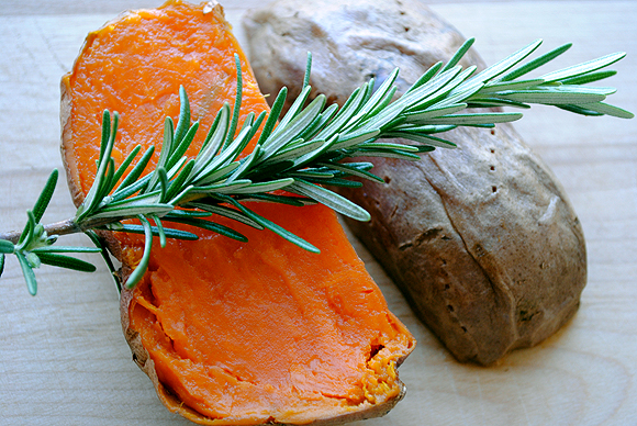 Roast Sweet Potato and Fresh Rosemary Roast Sweet Potato and Fresh Rosemary
