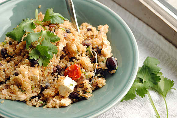 Quinoa with Roast Vegetables, Feta Cheese, and Chicken Quinoa with Roast Vegetables, Feta Cheese, and Chicken