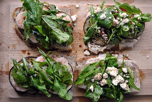 Mediterranean-Inspired Open-Faced Sandwiches
