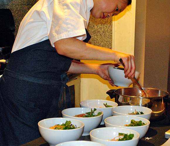 The Kitchen Island at Brooklyn Belly, hosted by Chef Sung K. Kim