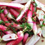 French Radishes and Pink Peppercorns French Radished and Pink Peppercorns